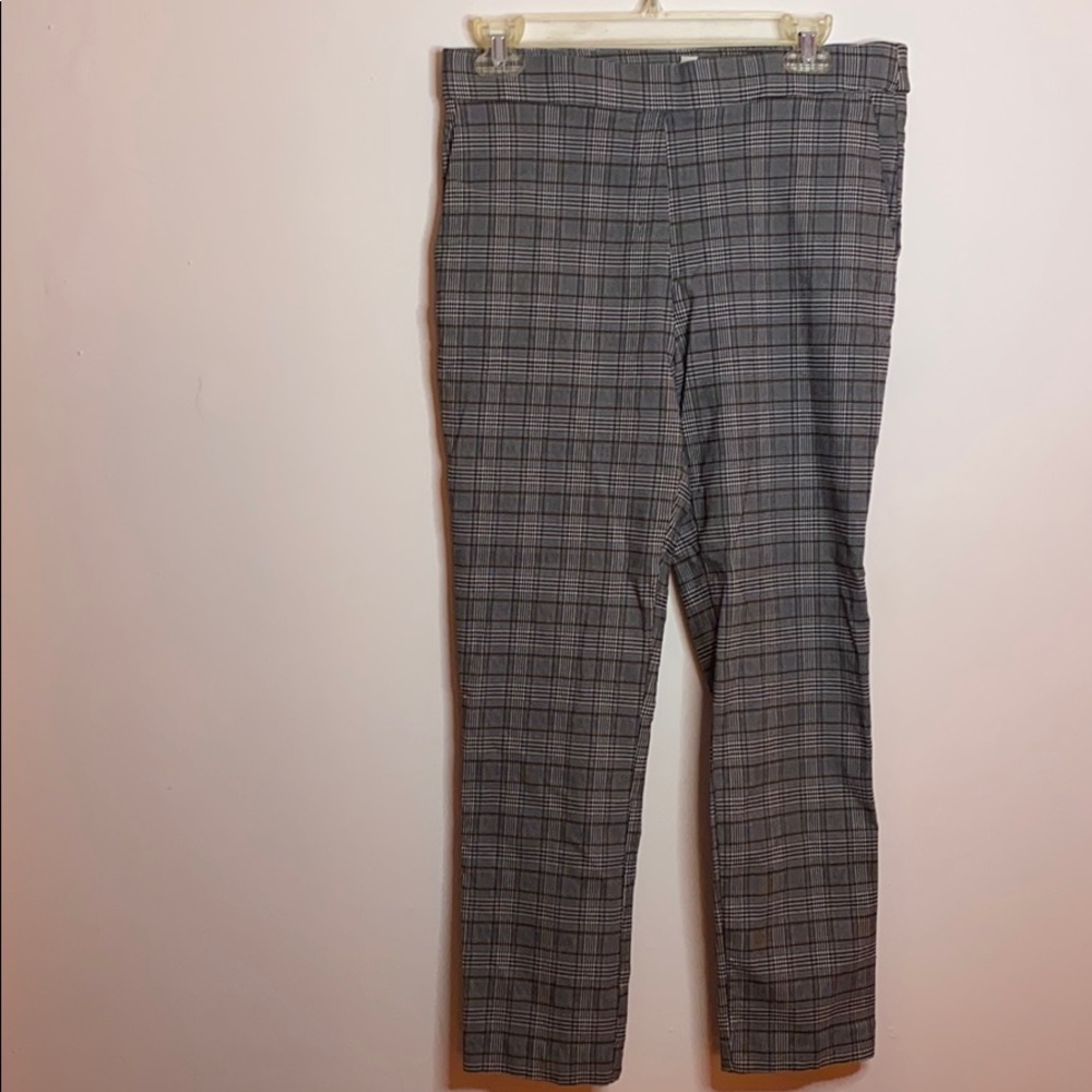 Patterned “plaid” business pants